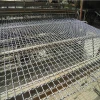 Spring steel wire mesh with hooked edge