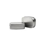 Square aluminum box handmade soap candle special-shaped tinplate jewelry box