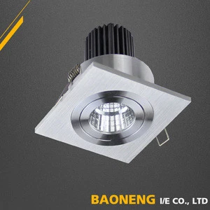 Square LED Ceiling Lamp Recessed Down Light Adjustable LED Ceiling Light