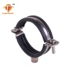 Square Tube Clamp Double Pipe Clamp With Rubber