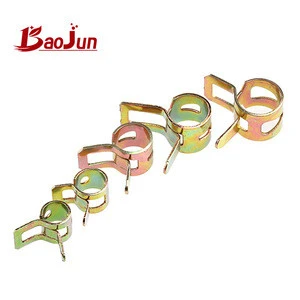SS304 Gold manufacturer spring stainless steel hose clamp