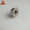 Stainless Steel a4 Nut And Carbon Steel Hex Flange Nut with Knurls