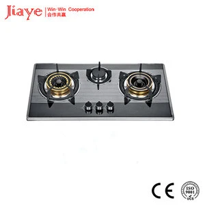 Stainless Steel Built-in Gas Stove/ Cooking Hobs/ Cooktop/ Cooker Hobs 3 Wok Burners