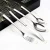 Import Stainless steel Cutlery Set Flatware Set Dinner Knife Fork Spoon Tea Spoon from China