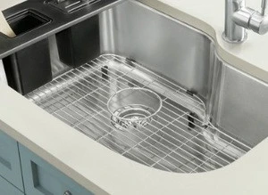 Stainless Steel Sink Bottom Grids for Kitchen Sinks with Center Hole