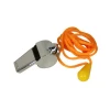 Stainless Steel Whistle with Lanyard Steel Whistle for sport game