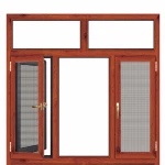Stainless steel wire mesh window screen with aluminium alloy frame