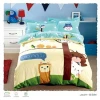 Star design 100% cotton fabric crib duvet cover set kids cartoon bedding set with cheap price