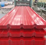 Steel color coated cheap metal zinc corrugated steel roofing sheet 0.45mm rooftop steel sheet color roof sheet Hot Sale