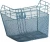 Import steel mesh basket with handle white bicycle basket steel/cheap bike from China