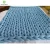 Import stock 100% COTTON SEAMLESS D3-4cm machine washable roving yarn filled tube braid hand knit yarn fabric  thick heavy blanket from China
