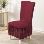Strong stretch universal wedding spandex fabric chair covers