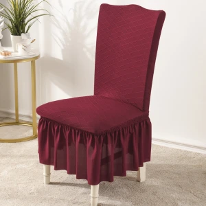 Strong stretch universal wedding spandex fabric chair covers