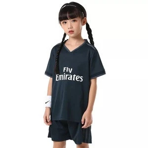 Sublimation printing number logo name kids football club clothing uniforms soccer wear jersey kits