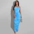 Import summer 2020 fashion tie dye sleeveless one piece bodycon midi tube dress for women from China