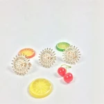 Sunflower rhinestone napkin ring for wedding party