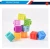 Import super september 3D solid squeeze bricks toy baby soft plastic building blocks from China