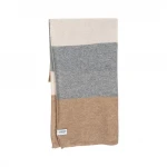 Sustainable Cashmere Scarves Shawl Wrap Multicolor Stripe Winter Woman Warm Pure 12 gauge Knitted Nepal Cashmere Scarf