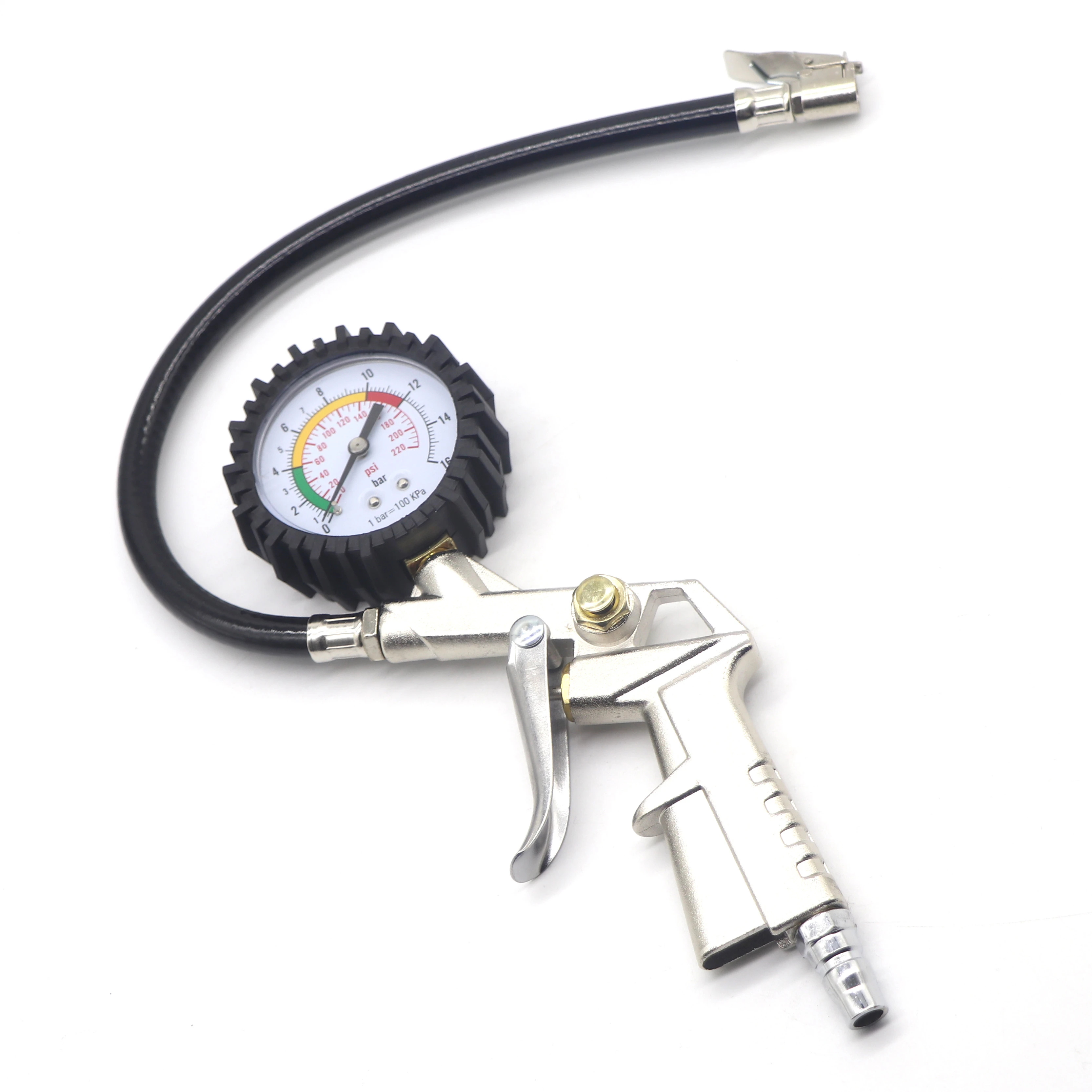 SYD-1182-2 Tyre Inflator With Dial Gauge Vehicles Air Compressor