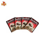 Three side heat seal small easy tear ground coffee sachet for instant coffee packaging