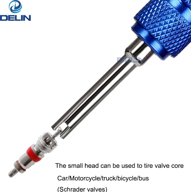 Tire Valve Core Stems Remover Screwdriver Auto Truck Bicycle Wheel Repair Install Remove Tool
