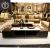 Import top cowhide leather furniture tv cabinet modern tv stand post italian luxury tv stand furniture with marble from China