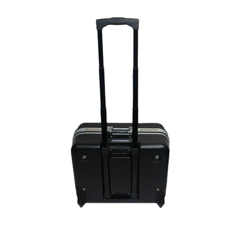 Top Selling New Promotional Rolling Barber Tool Case on Wheels with Trolley Tool Pockets
