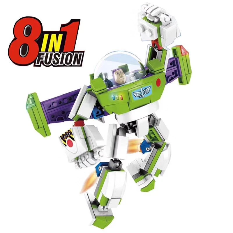 Toy Story  Cartoon Woody Jessie Buzz Light year Figure Building Blocks Children Toys SY6699
