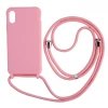 tpu silicone necklace phone case shockproof crossbody phone cases with strap