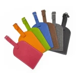 Travel Baggage Tag Name ID Personalized Premium Genuine Custom Leather Luggage Tag