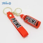 Travelpro New Custom Rubber Key Chain Personalized Trend Pvc Material Warm Bottle Shape Backpack Key Chain