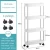 Import Trolley Rack With Wheel Multilayer Storage Trolley Cart Kitchen Organizer Bathroom Movable Household Stand Storage from China