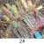 Import TSZS Nail Art Stickers Irregular Broken Glass Nail Foil Paper Laser Mirror Nail Foils Holographic Decoration from China