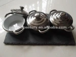 Tureen set with slate tray