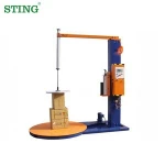 Turntable Plastic Carton Box Shrink Stretch Film Pallet Wrapping Machine