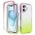 Import Two-piece 360 Full Cover Clear Transparent Shockproof Colorful Gradient TPU PC Phone Case For iPhone 16/16 PRO/16 ProMax/16 Plus from China