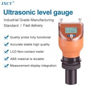 Ultrasonic liquid level sensor 4-20mA RS485 Non-contact digital display type,ultrasonic water level sensor