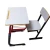 Import unique design comfortable primary school classroom furniture desk chair set from China