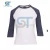 Import Unisex Tri-Blend 34 Sleeve Raglan Tshirt / baseball shirt two color tone shirt from Pakistan