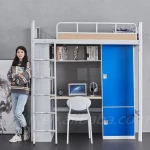 University apartment student dormitory steel bunk bed