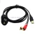 Import USB &amp; 3.5mm to 2 RCA and USB AUX Flush Mount Dash Extension Audio&amp;Video Cable from China