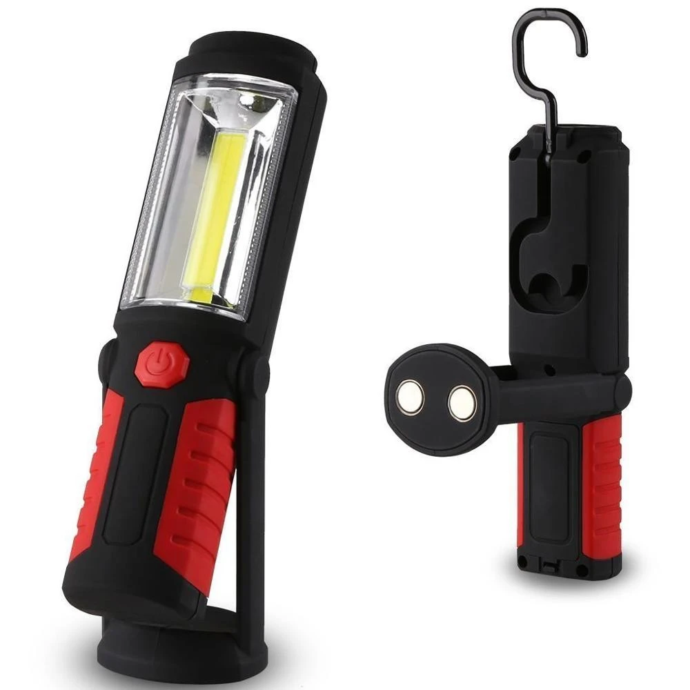 Useful 3*AA battery rotation Built-in Magnets handhold 3W COB Work light with led inspection work lamp