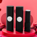 ValentineGift Button-Pressed Luxury Lipstick Tube Custom Color Lipstick Container Empty Lipstick Packaging with Private Label