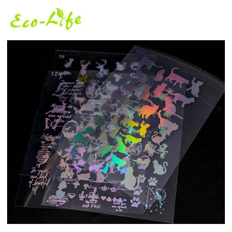 Various Laser Film for DIY Exposy Resin Crafts