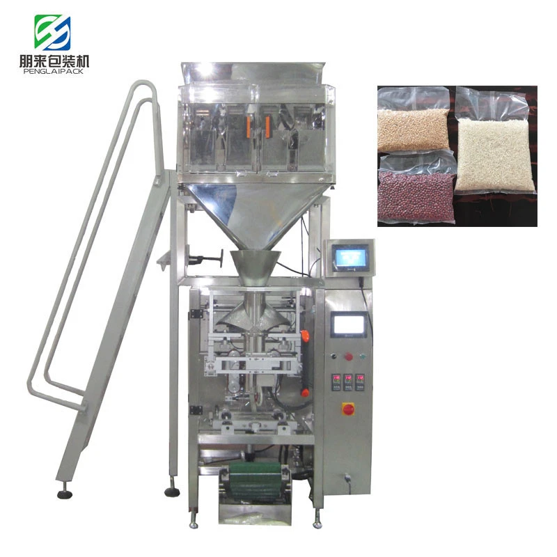 VFFS cereal vacuum packing machine grains beans rice packing machine