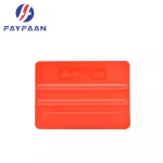 Vinyl squeegee wholesale Red Squeegee in 4 Inch for Car Vinyl Scraper Decal Applicator Tool with or without Black Felt Edge