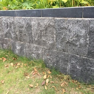 volcanic basalt stone for garden wall cladding