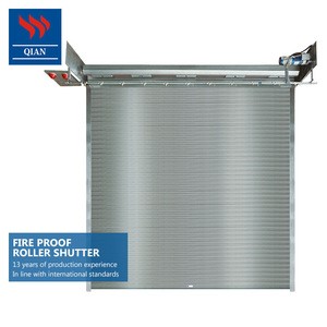 Warehouse industrial steel aluminum high Fire rated fireproofing roller shutters