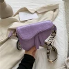 Water Resistant   woman handbag solar Mini crocodile Saddle bag woman/female / girls / ladies handbag  replicate handbag