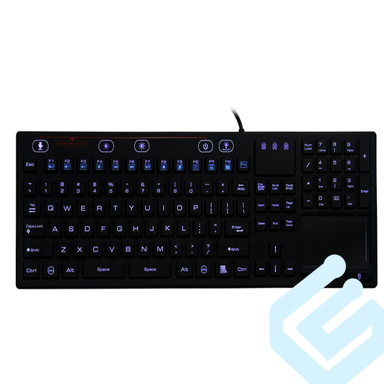 Buy Waterproof Backlit Keyboard With Flat Membrane Waterproof Washable ...